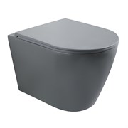 VECONI Унитаз подвесной Ando VAN-48TGR, серый VAN-48TGR