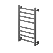 VECONI Полотенцесушитель электрический Barro-A, 50/80, черный B8050B-A