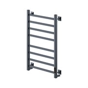 VECONI Полотенцесушитель электрический Barro-A, 50/80, графит брашинг B8050GR-A