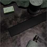 VECONI Душевой лоток Stesso Black 500 VS500B