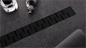 VECONI Душевой лоток Stesso Line Black 800 VSL800B