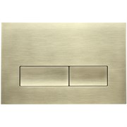 VECONI Кнопка смыва FLUSH V1, FLV1-G, 240х162х9, пластик, золото брашинг FLV1-G