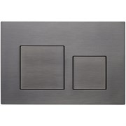 VECONI Кнопка смыва FLUSH V4, FLV4-GM, 240х162х10, пластик, оружейная сталь FLV4-GM