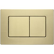 VECONI Кнопка смыва FLUSH V8, FLV8-G, 240х162х7, пластик, золото брашинг FLV8-G