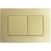 VECONI Кнопка смыва FLUSH V9, FLV9-G, 237х159х6, нержавеющая сталь, золото брашинг FLV9-G
