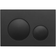 VECONI Кнопка смыва FLUSH V10, FLV10-B, 240х162х7, пластик, чёрный матовый
кайма - черный матовый FLV10-B