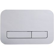 VECONI Кнопка смыва FLUSH V12, FLV12-C, 240х162х7, пластик, хром глянец FLV12-C