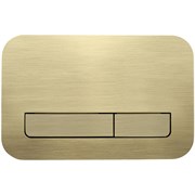 VECONI Кнопка смыва FLUSH V12, FLV12-G, 240х162х7, пластик, золото брашинг FLV12-G