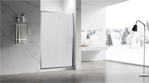 VECONI Душевая дверь раздвижная Vianno VN-55M, 1500x1950, Хром, стекло матовое VN55M-150-07-C8