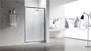 VECONI Душевая дверь раздвижная Vianno VN-55GM, 1000x1950, Оружейная сталь, стекло прозрачное VN55GM-100-01-C8