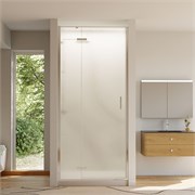 VECONI Душевая дверь распашная Vianno VN-73R/L, 1200x1950, Хром, стекло дождь VN73R/L-120-06-C4