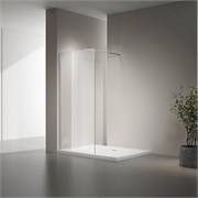VECONI Душевая перегородка Korato KR-72, 1200x2000, хром, стекло прозрачное KR72-120-01-C8