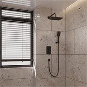 VECONI Встраиваемая душевая система VERONA, Чёрный матовый VE-510-B-C4