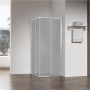 VECONI Душевой угол прямоугольный, двери раздвижные Rovigo RV-50CH-L, 1000x900x1950, хром, стекло pear RV50CH-L-10090-02-C8