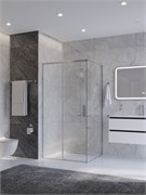 CEZARES Plane Душевой уголок прямоугольный двери раздвижные размер 140x100 см, профиль - хром / стекло - прозрачное PLANE-AH-1-140/100-C-CR