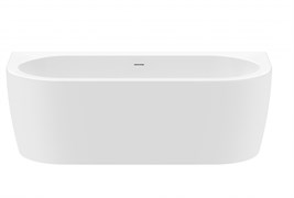 CEZARES Slim Акриловая ванна пристенная прямоугольная размер 180x80 см, белый SLIM WALL-180-80-60-W37-SET