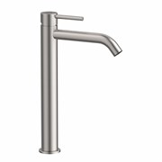 LEMARK Смеситель Kalina LMF-2115S-SS для раковины высокий, сталь LMF-2115S-SS