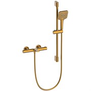 LEMARK Смеситель Valday LMF-8142B-BRG для ванны, термостатический, брашированное золото LMF-8142B-BRG