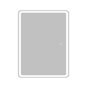 BELBAGNO Marino Зеркальный шкаф с одной распашной дверцей, с двумя стеклянными полками, со встроенной подсветкой и сенсорным выключателем SPC-MAR-600/800-1A-LED-TCH, 12W, 220-240V, 600x800x150 SPC-MAR-600/800-1A-LED-TCH