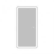 BELBAGNO Marino Зеркальный шкаф с одной распашной дверью, с двумя стеклянными полками, со встроенной подсветкой и сенсорным выключателем SPC-MAR-400/800-1A-LED-TCH, 12W, 220-240V, 400x800x150 SPC-MAR-400/800-1A-LED-TCH