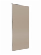 BELBAGNO Uno Душевая перегородка ширина 90 см, профиль - хром / стекло - Бронза UNO-L-1-TB-90-BR-Cr