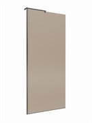 BELBAGNO Uno Душевая перегородка ширина 90 см, профиль - оружейная сталь / стекло - Бронза UNO-L-1-TB-90-BR-GM