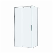 BELBAGNO Soft Close-1 Душевой уголок прямоугольный размер 100x90 см профиль - хром / стекло - прозрачное, двери раздвижные SOFT_CLOSE-1-AH-1-100/90-C-Cr