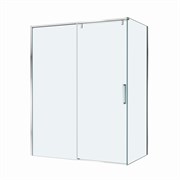 BELBAGNO Soft Close-1 Душевой уголок прямоугольный размер 150x80 см профиль - хром / стекло - прозрачное, двери раздвижные SOFT_CLOSE-1-AH-1-150/80-C-Cr