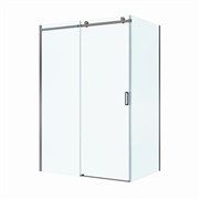 BELBAGNO Soft Close-2 Душевой уголок прямоугольный размер 150x100 см профиль - оружейная сталь / стекло - прозрачное, двери раздвижные SOFT_CLOSE-2-AH-1-150/100-C-GM