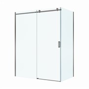 BELBAGNO Soft Close-2 Душевой уголок прямоугольный размер 160x100 см профиль - оружейная сталь / стекло - прозрачное, двери раздвижные SOFT_CLOSE-2-AH-1-160/100-C-GM