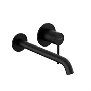 VITRA Встраиваемый смеситель для раковины Minimax Round A4354936EXP однорычажный матовый черный латунь A4354936EXP