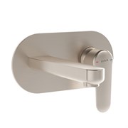 VITRA Встраиваемый смеситель для раковины Root Round A4272134EXP брашированный никель латунь A4272134EXP