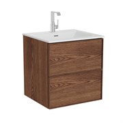 VITRA Тумба с раковиной для ванной Metropole Edge 67154 60 см грецкий орех МДФ 67154