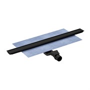 VITRA Душевой трап Eco-Flow 59980582000 60 x 6 см горизонтальный с мокрым затвором черный 59980582000