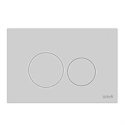 VITRA Кнопка смыва для инсталляции Origin 740-2480 глянцевая хром двойный смыв 740-2480