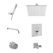 VITRA Встраиваемый душевой комплект Square A49309EXP с термостатом хром латунь A49309EXP