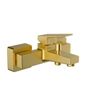 VITRA Настенный смеситель для ванны Minimax Square A4352025EXP однорычажный брашированное золото латунь A4352025EXP