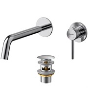 LEMARK Смеситель Beluga LMF-8033B-С для раковины, встраиваемый LMF-8033B-C