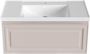 AQUANET Тумба с раковиной Агата 110 бежевый AQUANET-377649