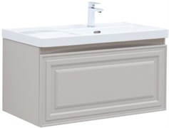 AQUANET Тумба с раковиной Агата 90 R 1 ящ. цв. бежевый AQUANET-365935