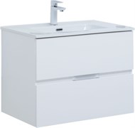 AQUANET Тумба с раковиной Алвита new 70 2 ящ. цв.белый матовый AQUANET-306154