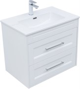 AQUANET Тумба с раковиной Бостон new 70 (Flat) цв.белый сатин AQUANET-345365