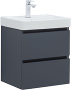 AQUANET Тумба с раковиной Вега 2.0 50 маренго AQUANET-367325