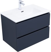 AQUANET Тумба с раковиной Вега 2.0 70 2 ящ. цв.маренго (раковина Flat) AQUANET-344758