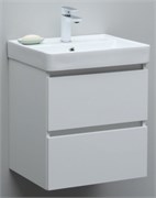 AQUANET Тумба с раковиной Вега 50 белый глянец AQUANET-367322