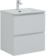 AQUANET Тумба с раковиной Джейн 60 цв.белый матовый (раковина Flat) AQUANET-332546