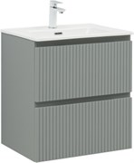 AQUANET Тумба с раковиной Джейн 60 цв.мисти грин (раковина Flat) AQUANET-332536