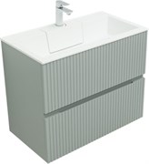 AQUANET Тумба с раковиной Джейн 80 цв.мисти грин (раковина Фортуна) AQUANET-332519