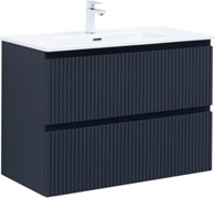 AQUANET Тумба с раковиной Джейн 90 цв.маренго (раковина Flat) AQUANET-332538