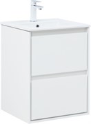 AQUANET Тумба с раковиной Милан (Flash) 50 цв. белый глянец AQUANET-340317